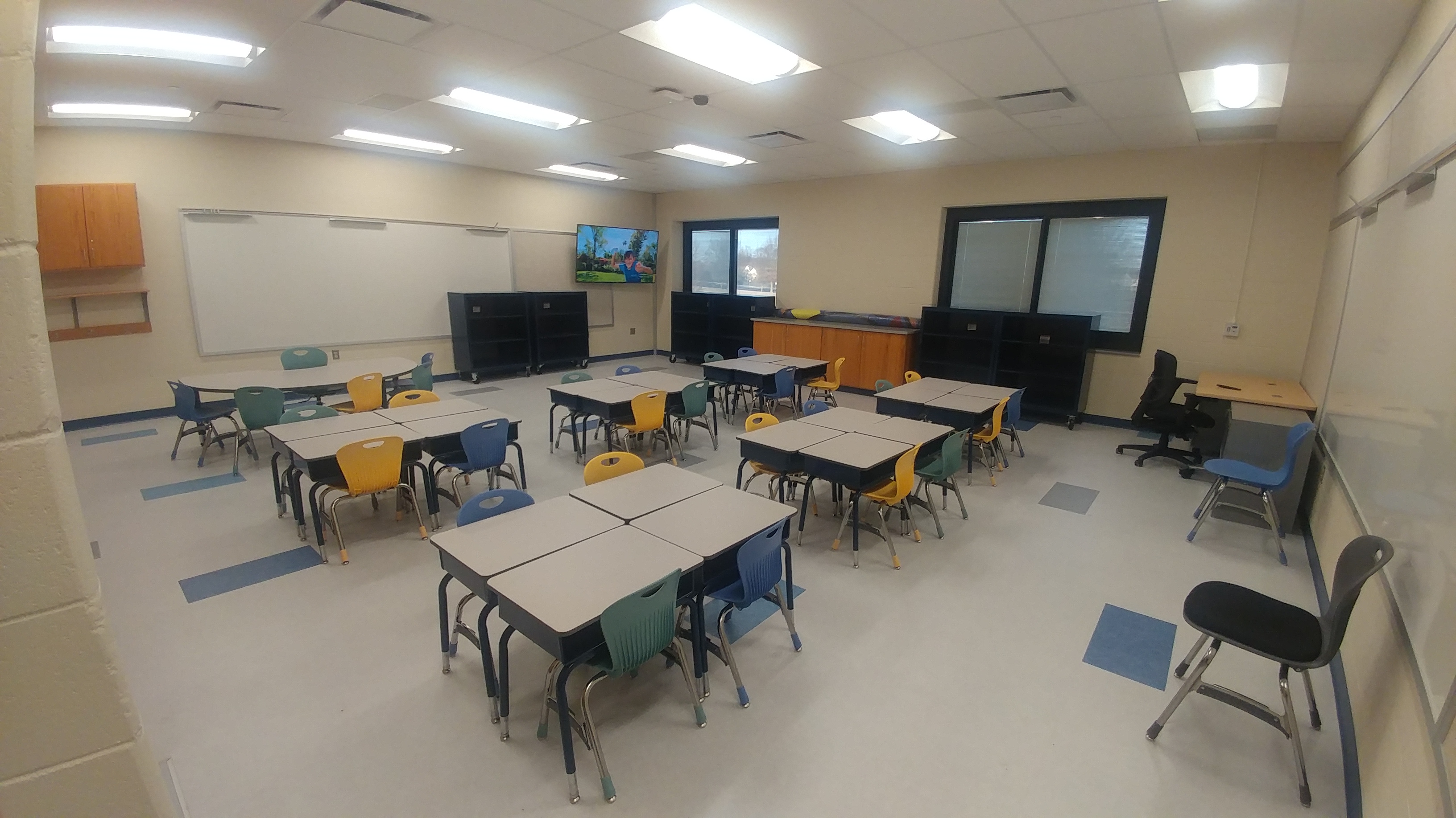 Town Center Elementary School at Plainsboro NEW ROAD Construction